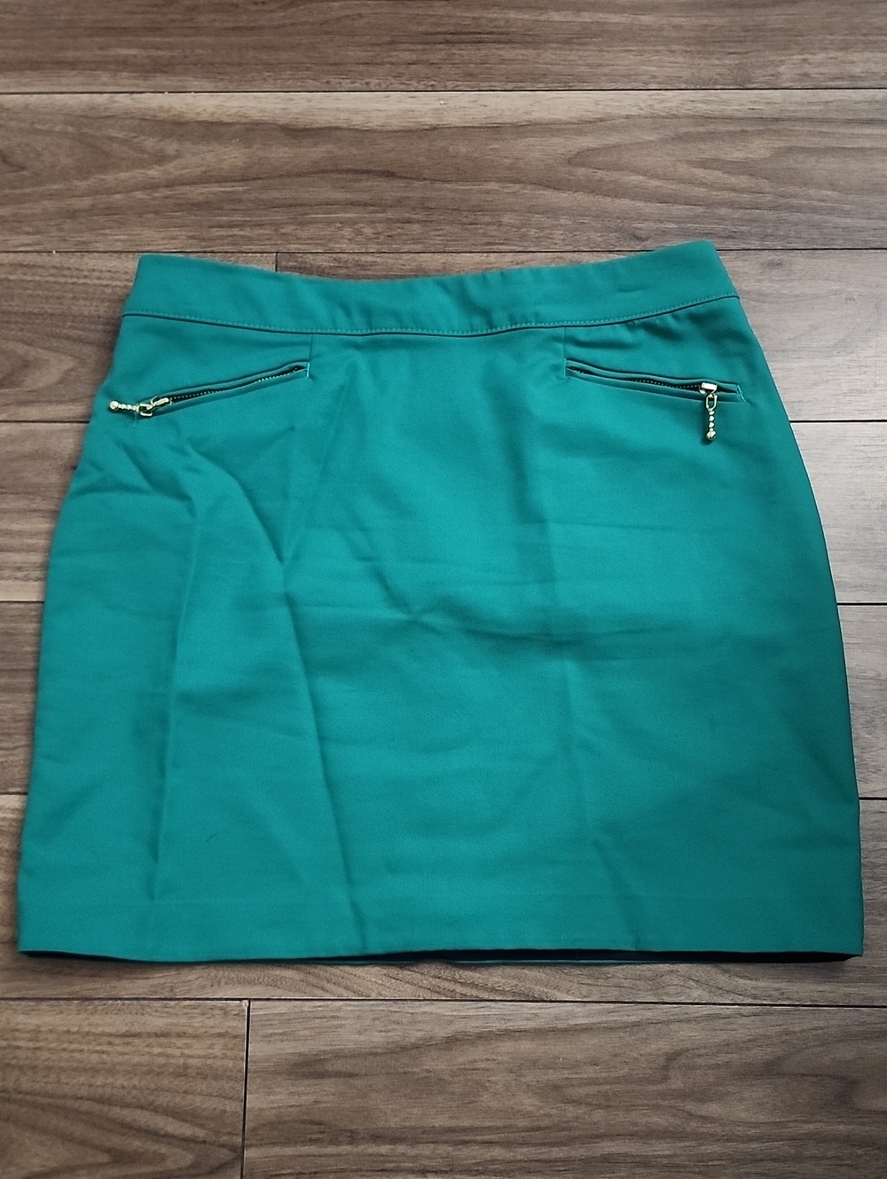 2/18🌹 H&M Mini Skirt Teal with Zip Pockets